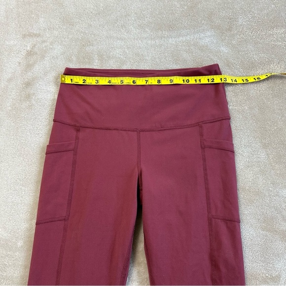 Yogalicious Lux Leggings Cranberry Size Small - Picture 7 of 7